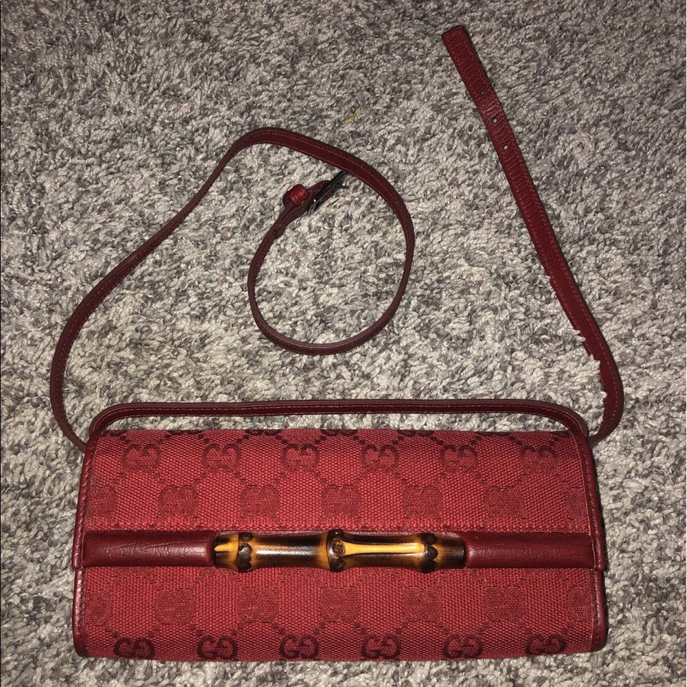 Vintage Gucci belt bag with bamboo detailing
